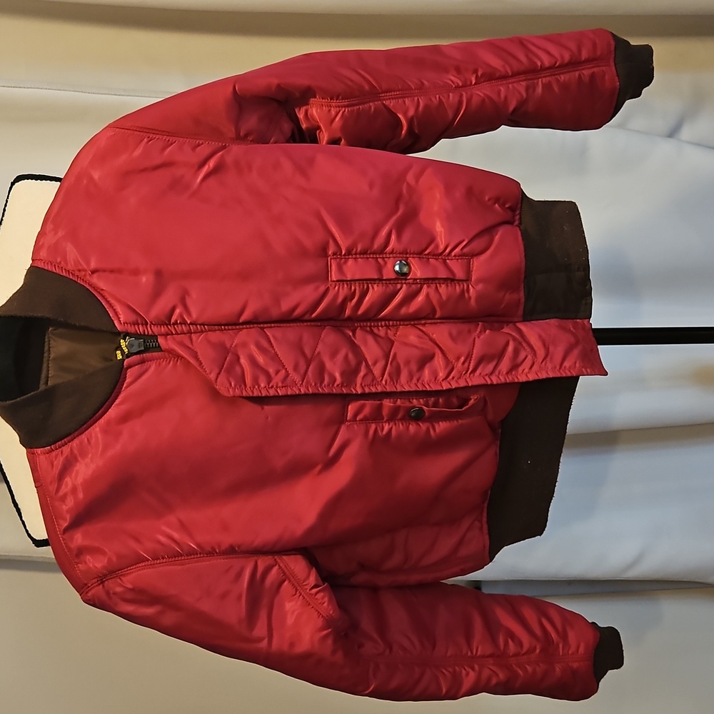 Rare Y2K Ed Hardy 2000s Zip Up Reversible Bomber Brown and Pink Jacket - Picture 9 of 11
